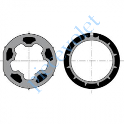 9410316 Jeu d'Adaptation pour Moteur LT 50 ou T5 dans Tube Mischler 60