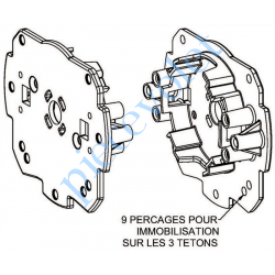 K370C90 Support Moteur Nice Max ou Era dans Aluréno