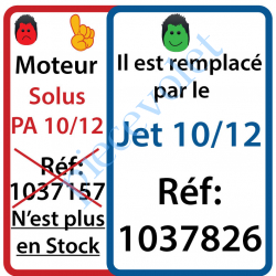 1037157 Moteur Solus PA 10/12 LT 50 sans Mds