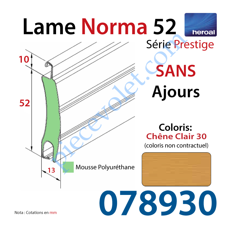 Heroal Lame Alu Double Paroi Inject E De Mousse De Polyur Thane Norma De X Coloris