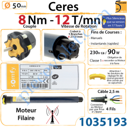 Moteur Ceres 8/12 (Moteur Plus Silencieux que la série17...