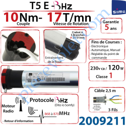 Moteur Electronique Radio à retour d'information T5 E B...