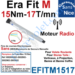 Moteur Nice Radio Era Fit M 15/17 Av FdC Electro &...