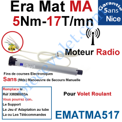 Moteur Nice Radio Era Mat MA 5/17 Av FdC Electro &...