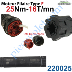 Moteur Bubendorff Filaire Electronique Type:F 33 Nm Réglage