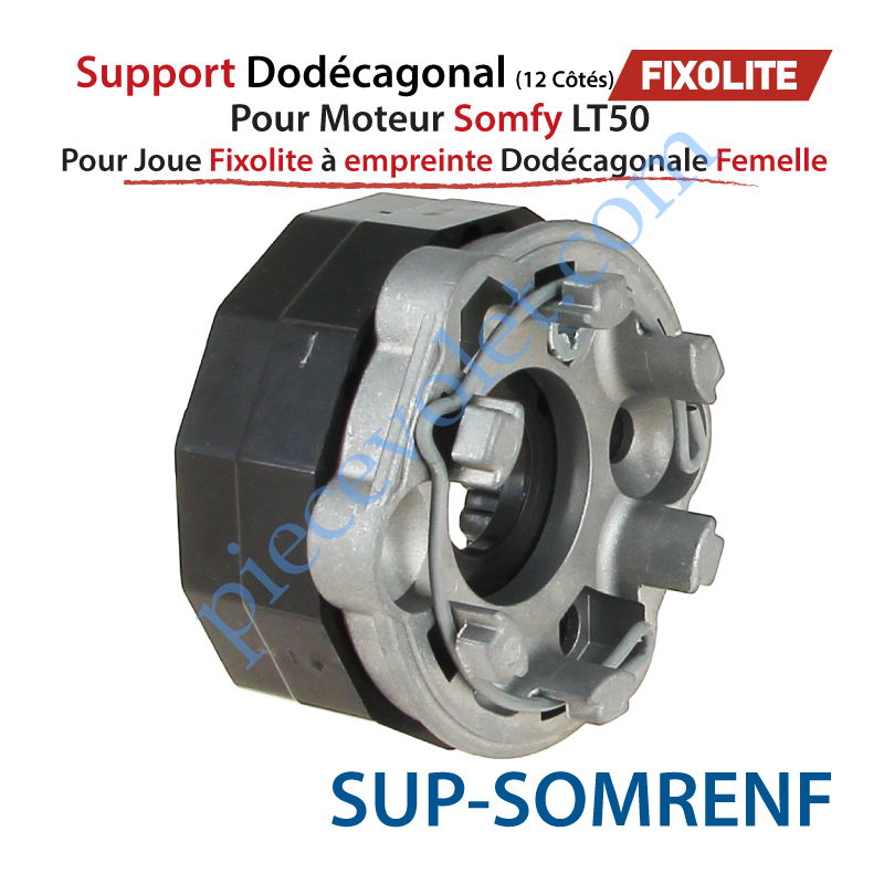 Support moteur Somfy LT 50 pour coffre Fixolite - Euromatik