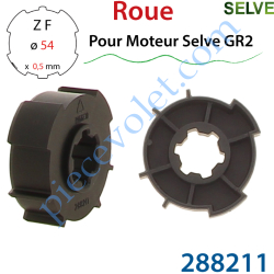 Roue pour Moteur Selve GR2 dans Tube Zf 54 5/10