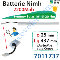 Batterie NiMH Cylindrique 2200mAh pour Tymoov Solar...