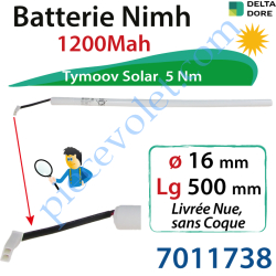 Batterie NiMH Cylindrique 1200mAh pour Tymoov Solar 5Nm